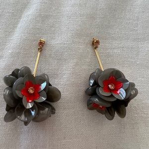J.crew flower  earrings